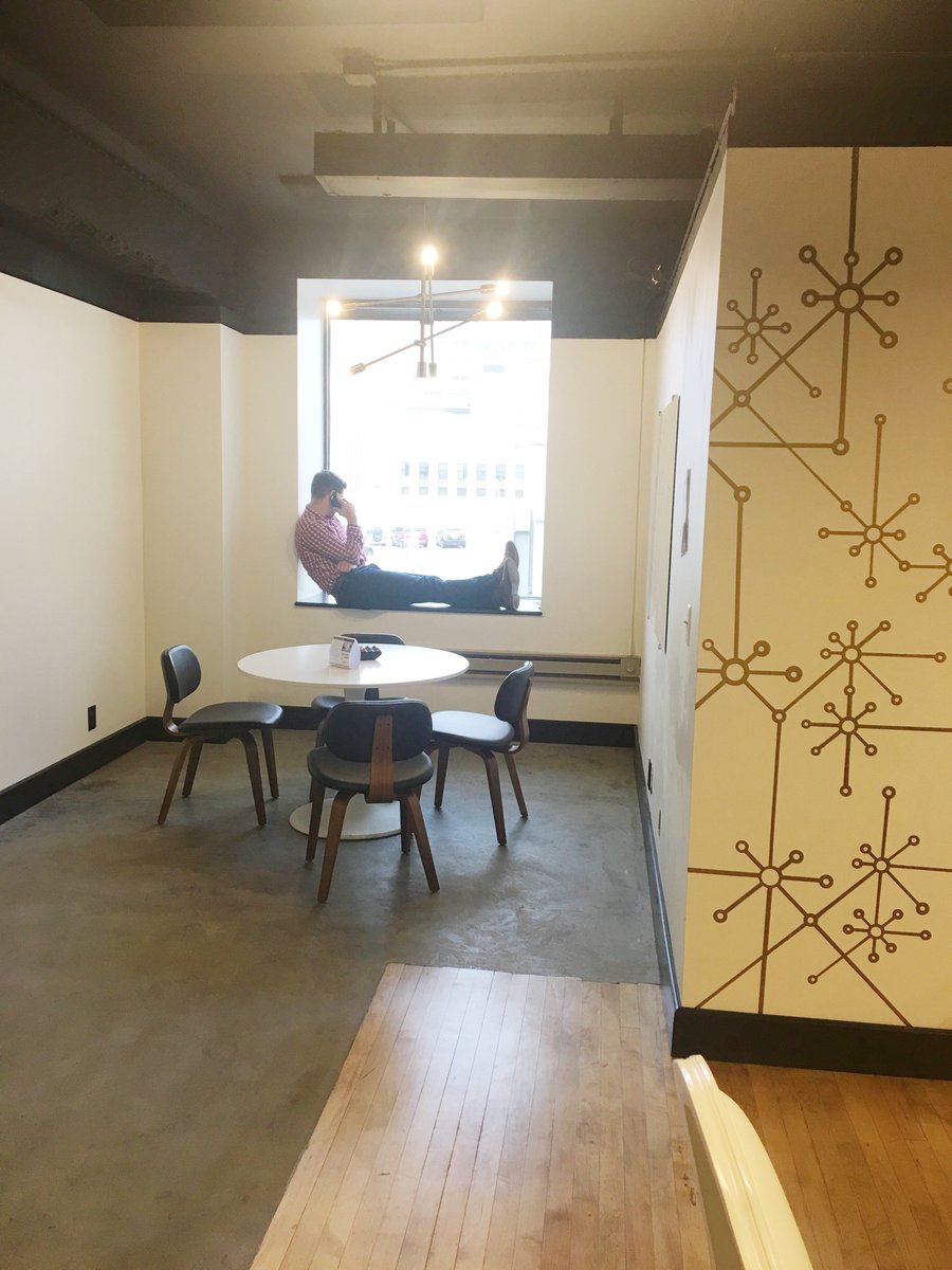 Happy Monday - pro tip 💡take your calls by the window #meetupstartupmoveup #thestartupcollaborative