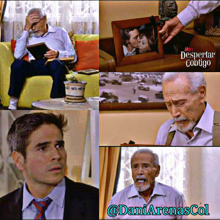 DaniArenasCol's tweet image. #collages5 #Cap55 El abuelito pierde la memoria y no reconoce a su nieto Pablo @DanArenas  @despertarcontv de lunes a viernes 5 PM  👀📺☆