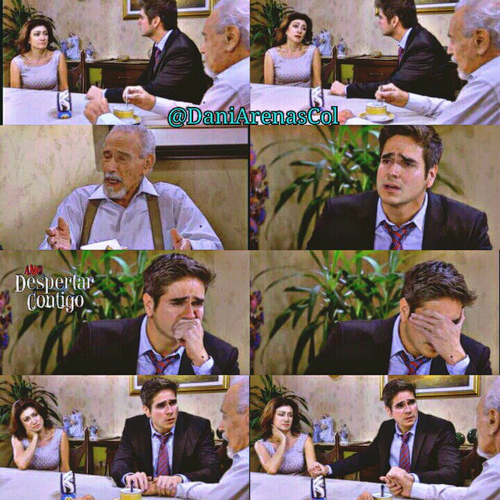DaniArenasCol's tweet image. #collages7 #Cap55 Tulia  @LeticiaHuijara le dice a Pablo @DanArenas q el abuelo tiene #Alzheimers 😱😲😭 @despertarcontv 5pm #LasEstrellas  👀📺☆
