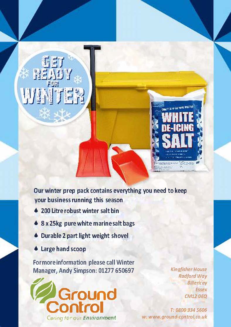 GroundControlGC's tweet image. The cold weather is sweeping in... get your #winter prep pack today! Everything you need to keep your business running this season #gritting