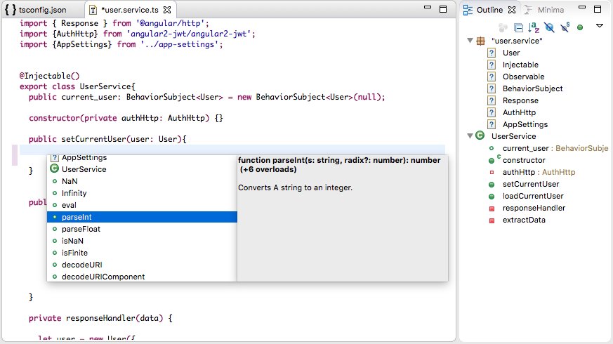 brianfernandes's tweet image. A1 We support #TypeScript editing with auto-completion, validation, automatic building, navigation, etc. #genuitecchat