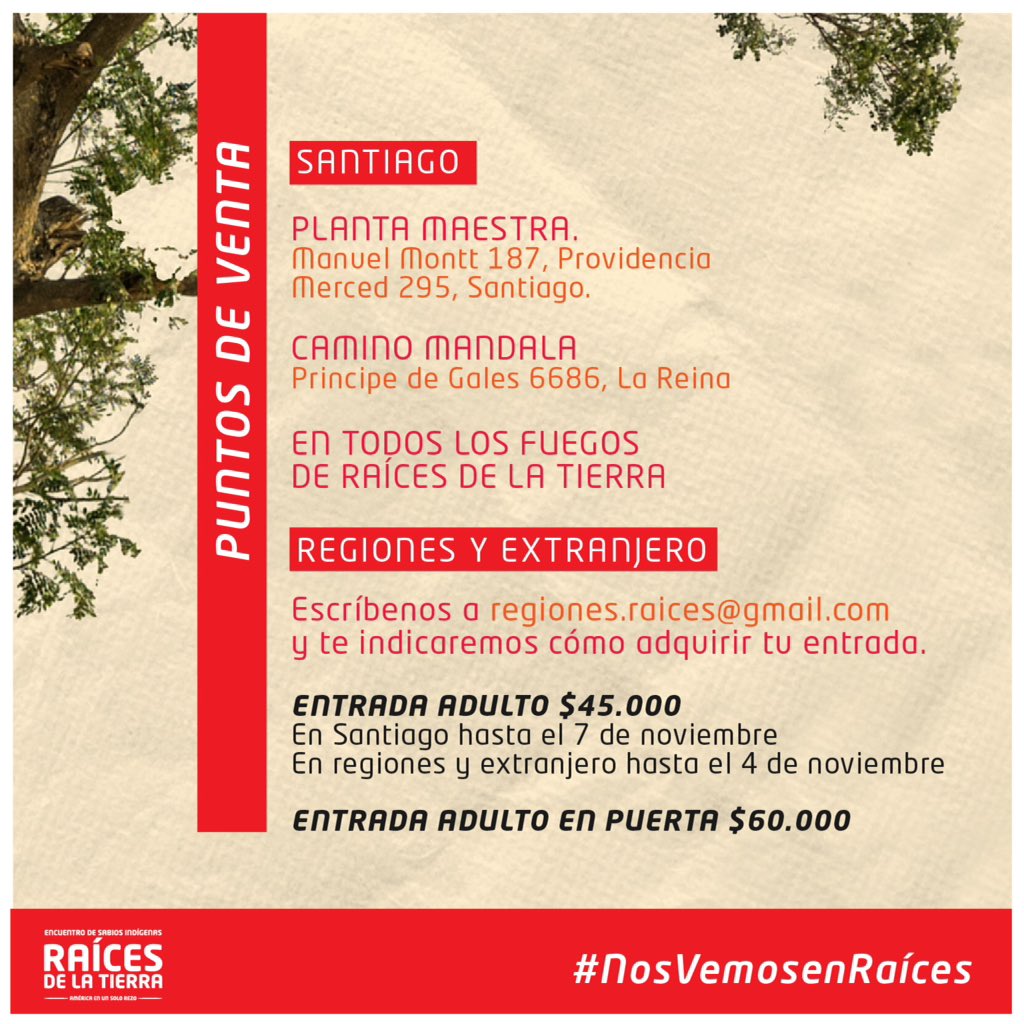 RaicesdelSur_'s tweet photo. Recuerda nuestros puntos de venta y acércate a buscar tu entrada. #nosvemosenraices https://t.co/S1m71desnY