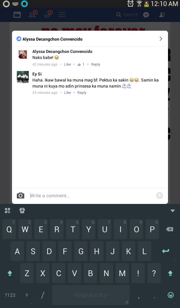 Alyssaaaaaaaa04's tweet photo. Aww! Opo kuya haha! Love you bro! 😘😘😂 https://t.co/Mhd8GJgHCE