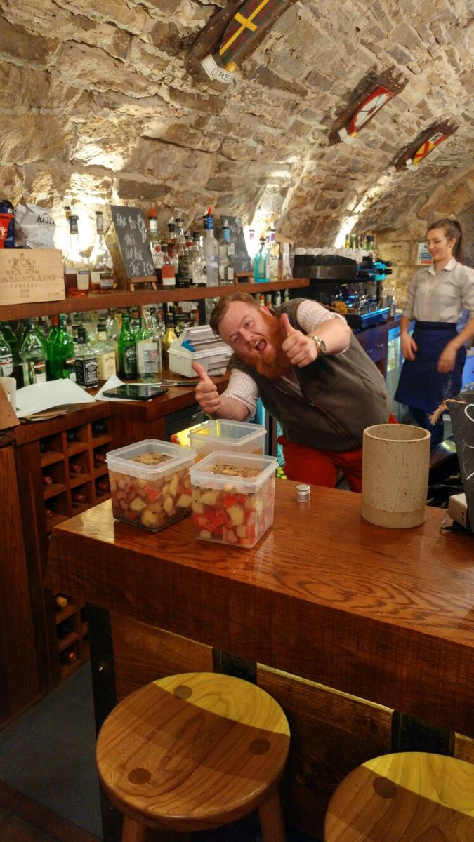 Lord_Crewe_Arms's tweet photo. Concoctions in the Crypt bar! Resident alchemist Richard has made Rhubarb &amp; Ginger gin. Syrup from leftovers 👏🏻#CreweStyling #Northumberland https://t.co/03d4ojM3sc