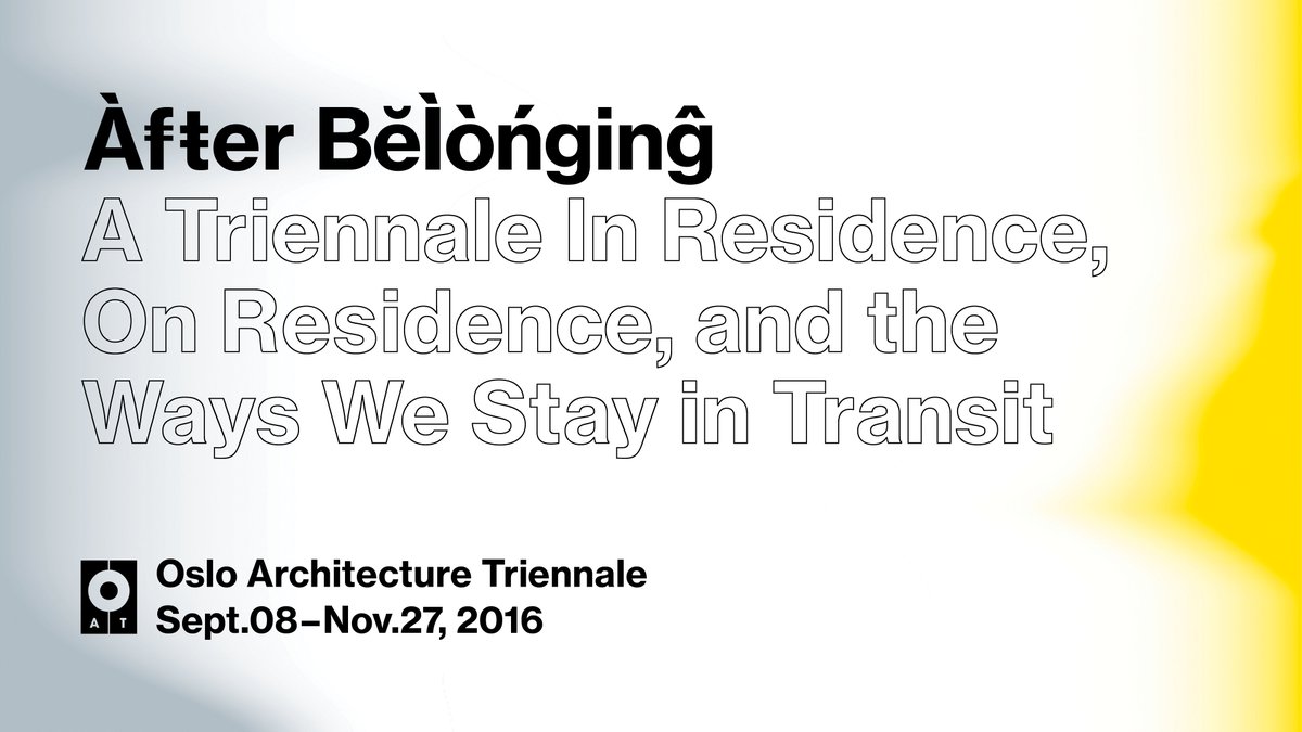 This Thursday we'll be presenting our identity work for this year's <a href="/oslotriennale/">oslotriennale</a>, <a href="/AfterBelonging/">After Belonging</a> at <a href="/risd_gd/">RISD Graphic Design</a>. 
bit.ly/2dPzVBY