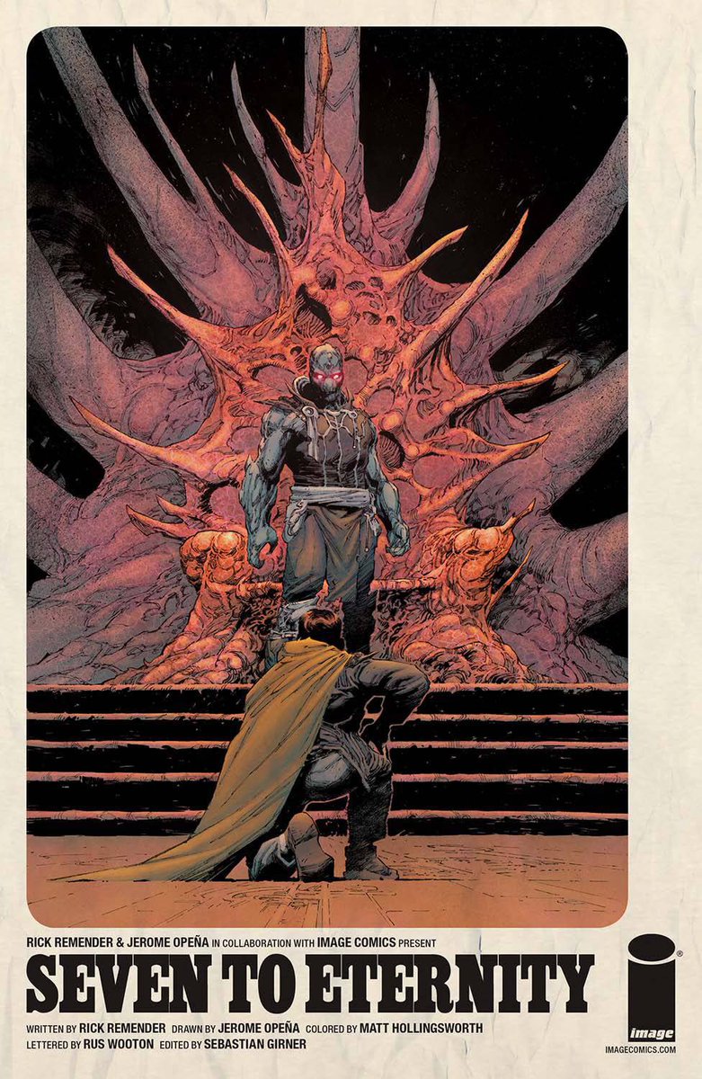Coffee & Heroes (@coffeeheroes1) on Twitter photo 5. Seven to Eternity #2 by <a href="/Remender/">Rick Remender</a> & <a href="/JeromeAOpena/">Jerome Opeña</a>  Settle in people, the quality of #1 means we're gonna be in this for the long haul... 5. Seven to Eternity #2 by <a href="/Remender/">Rick Remender</a> & <a href="/JeromeAOpena/">Jerome Opeña</a>  Settle in people, the quality of #1 means we're gonna be in this for the long haul...