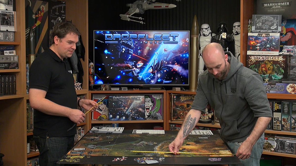 ontabletop's tweet image. We're playing out some #Dropfleet today with @HawkWargames  ow.ly/1IBT305sX5k