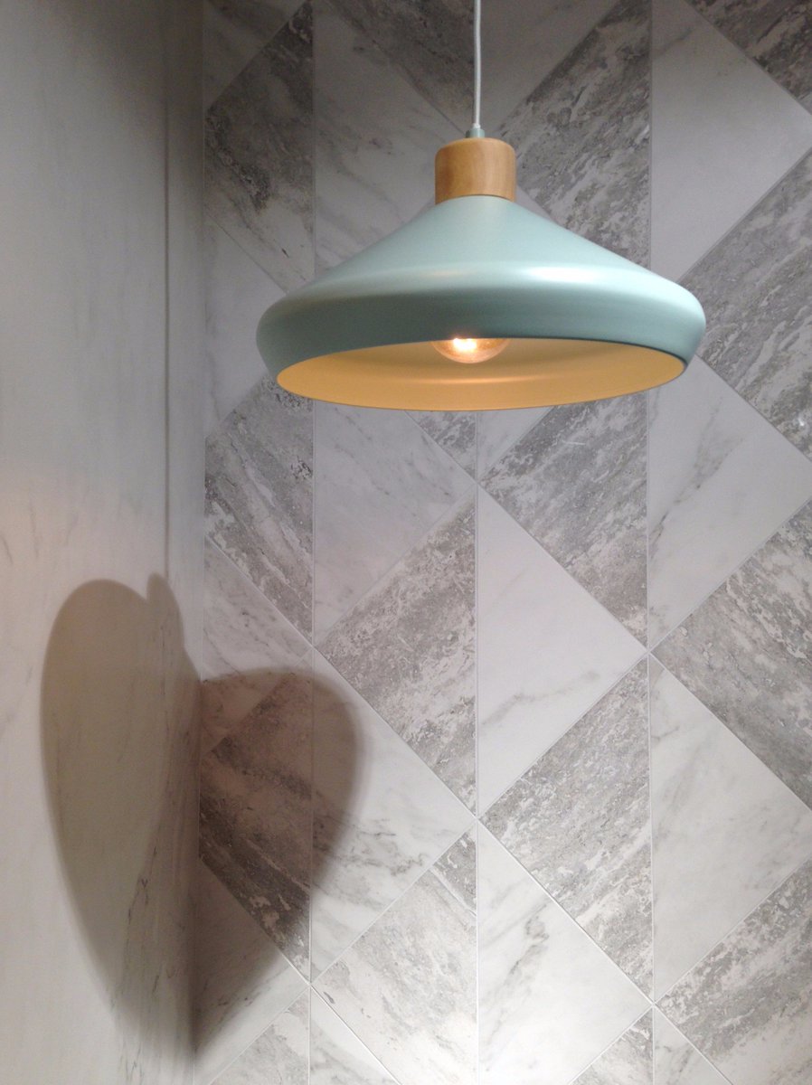 Thanks 4 the light <a href="/madedotcom/">MADE.com</a> for this new set I designed for <a href="/DomusTiles/">Domus Group</a> &amp; to <a href="/cphartbathrooms/">C.P. Hart Bathrooms</a> for the iSpar sink, really happy with both!