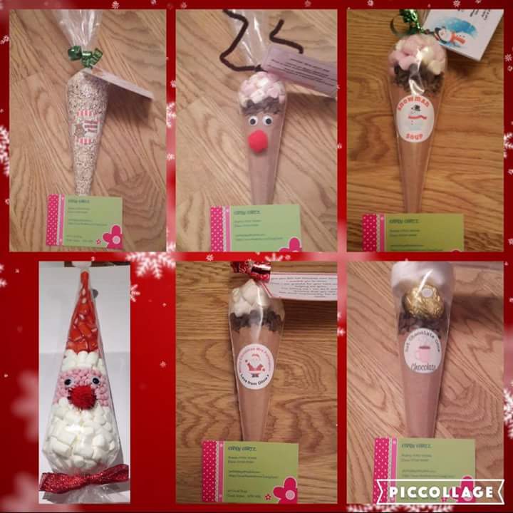 Our Christmas Cones are now available to order ... Please see our Facebook page Facebook.com/CandyCartz