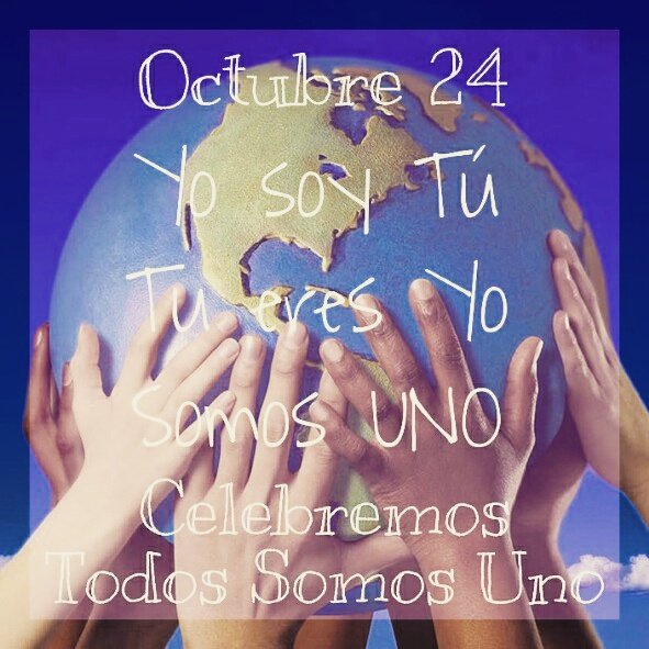 NamasteReikiVer's tweet photo. Yo Soy Tรบ, Tรบ eres Yo, Somos UNO
Recordando Nuestra Unidad con la Divinidad
#globalonenessday #g1d #TodosSomosUNO https://t.co/rIZOyZemXp