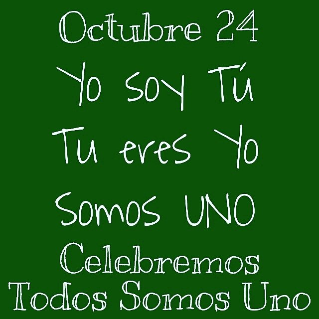 NamasteReikiVer's tweet photo. Yo Soy Tรบ, Tรบ eres Yo, Somos UNO
Recordando Nuestra Unidad con la Divinidad
#globalonenessday #g1d #TodosSomosUNO https://t.co/sR8jG8zeW5