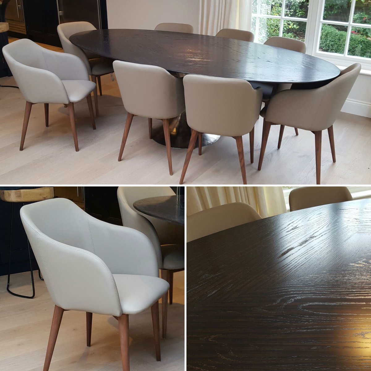 MarkTaylorDes's tweet photo. So pleased to have taken delivery of our clients new kitchen table and chairs @julianchich #interiordesign #luxuryinteriors #ovaldiningtable https://t.co/e2uAFJXq1W