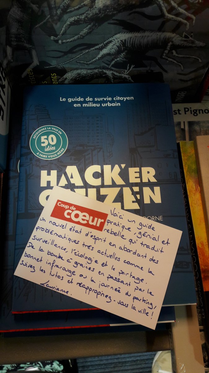 Tindeditions's tweet photo. L'espace culturel de Blois a aimé Hacker Citizen. Merci à eux ! https://t.co/1nyqjhmwWv
