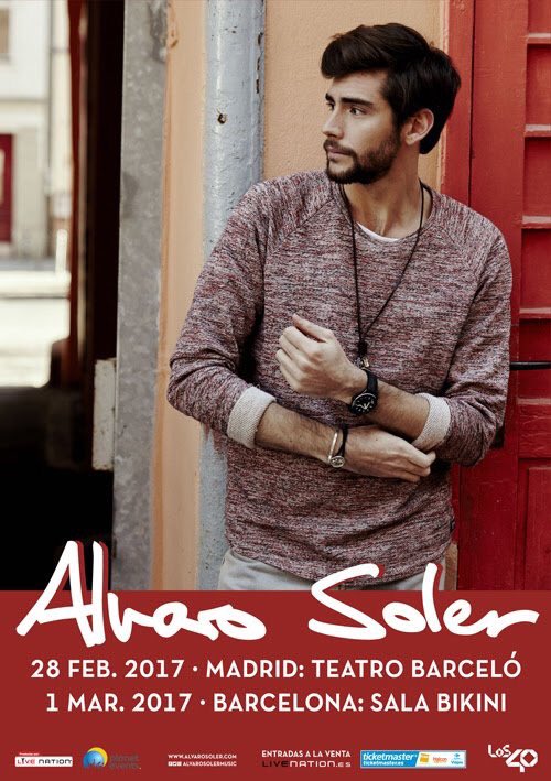 AlvaroSolerES's tweet photo. ¿Tenéis ya las entradas para los conciertos de Álvaro en España? DOS ÚNICAS FECHAS.
¡Corre, que se agotan! https://t.co/aNdrkxliKv