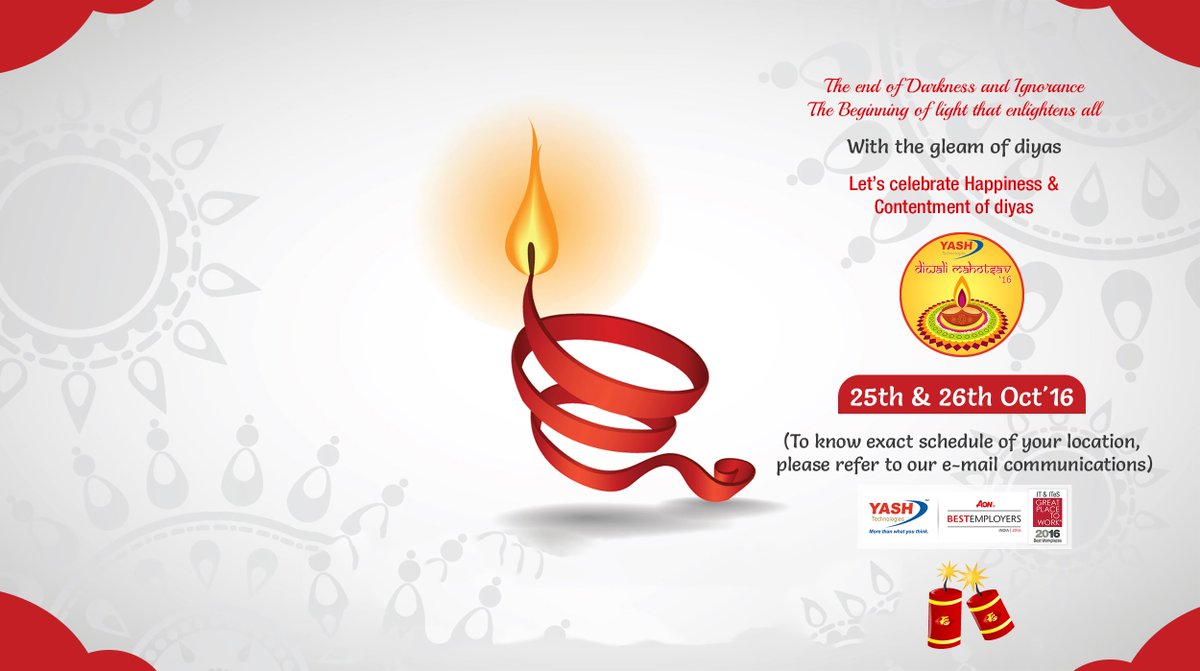 YashForum's tweet photo. YASH Diwali Mahotsav'16. Let's come together &amp; celebrate the festivity.. https://t.co/TC4RVwufmH