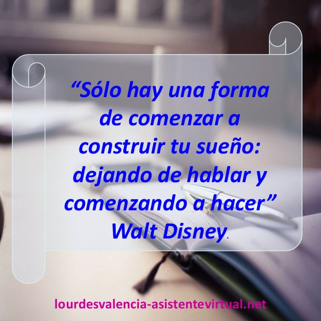 sysandes's tweet photo. "Solo hay una forma de comenzar a construir tu sueño: dejando de hablar y comenzando a hacer" Feliz inicio de Semana. https://t.co/zJAvqYXe0g
