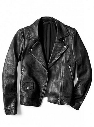 louloumagazine's tweet photo. This classic leather coat is a no-brainer --> #buysoftheweek https://t.co/fxui3HvQPL https://t.co/Si2WdT1bnD