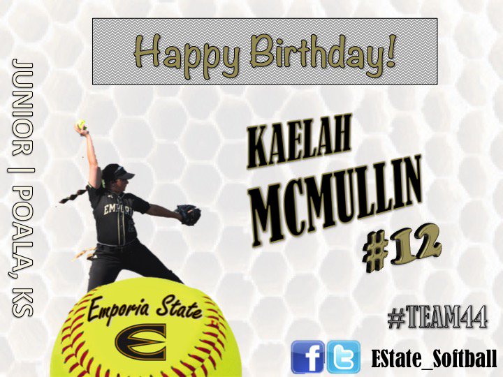 EState_Softball's tweet photo. Happy birthday to Lady Hornet, @kmpitcher12! #BetterLateThanNever #Team44 #HornetPride https://t.co/NicjCjzuHT