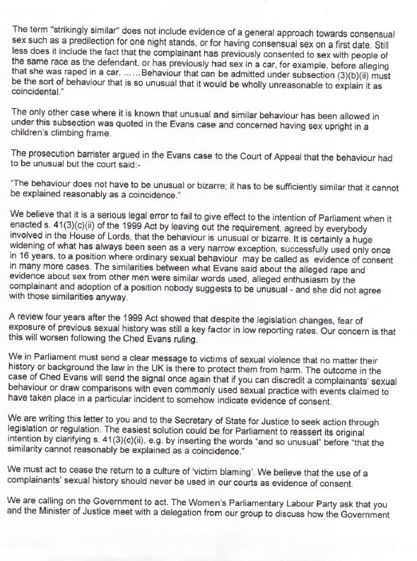 jessphillips's tweet photo. Labour women working together to improve experience of rape and sexual violence victims in our courts. Our letter to the AG and Justic Sec https://t.co/hJc31Wzy3U