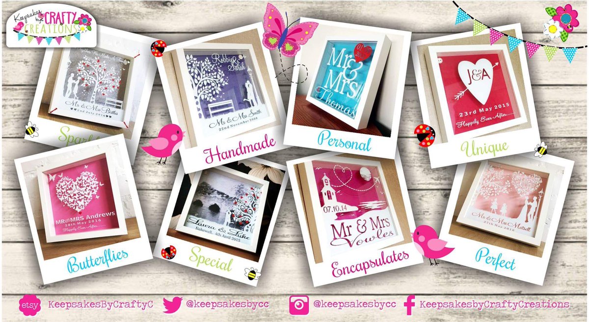 FluffyPandaSt's tweet photo. Are you looking for the perfect #Unique #Wedding #Gift ?#ShadowFrames #QueenOf #mumsinbiz #Etsy KeepsakesByCraftyC https://t.co/QvVqU8SCHu… https://t.co/4GvUujiFCb