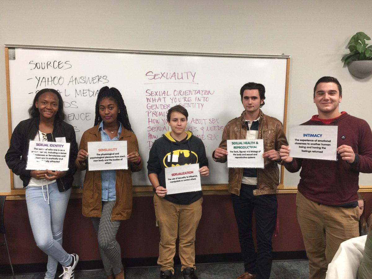 ACooper_NJFPD16's tweet photo. Ms. Lucinda Holt leads the discussion on sexuality by using Dr. Dennis Dailey's "The Circles of Sexuality." https://t.co/NqhcCcCdli