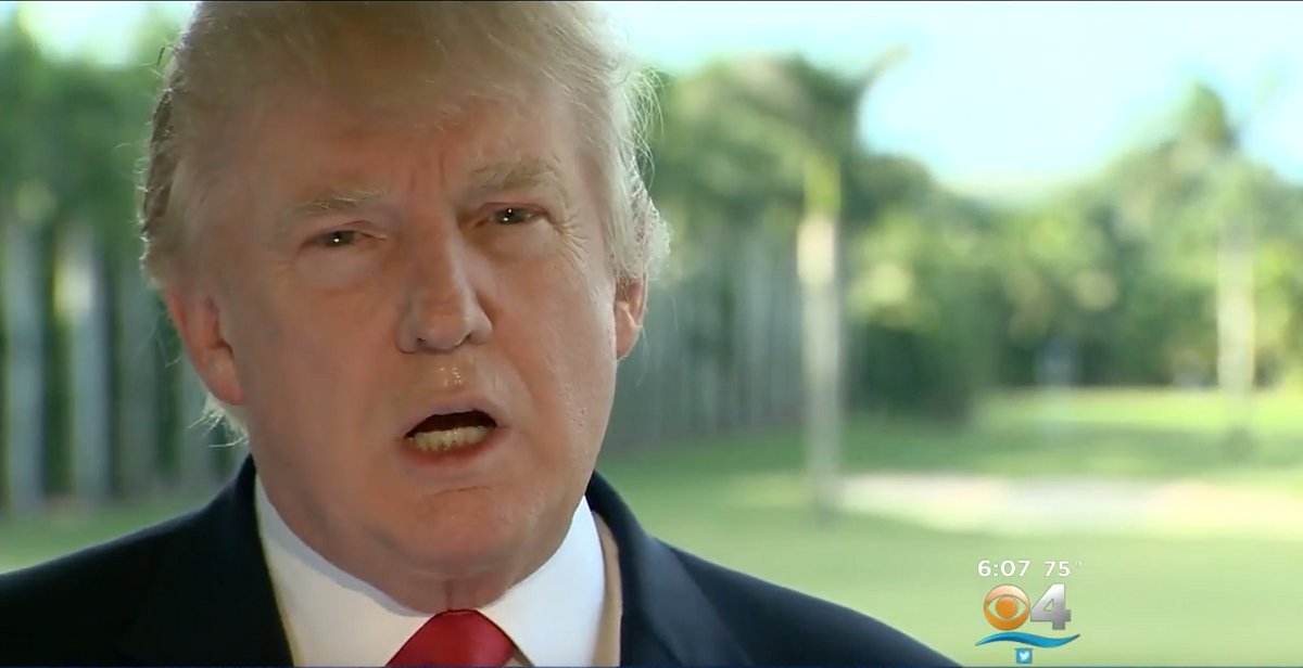 thinkprogress's tweet photo. Trump explains why the First Amendment has "too much protection" for free speech https://t.co/8xWuzDrLuJ https://t.co/8wLs6xvrRG