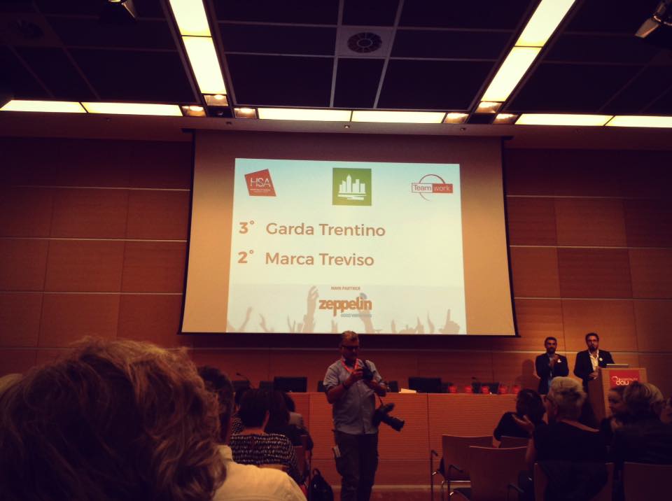 marcatreviso's tweet photo. #HSA2016 Marca Treviso sul podio per la migliore attività di social media marketing 2016 tra le destinazioni turistiche. #MarcaTreviso https://t.co/aJeEXGAF0q