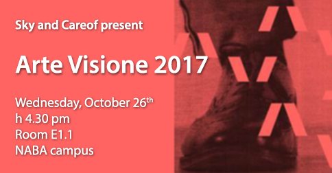 NABAMilano's tweet photo. Mercoledì 26 ottobre #NABAmilano ospita la presentazione del bando #ArteVisione 2017 con @Careof_ e @ SkyArteHD https://t.co/fjqZnFfeuy https://t.co/L2Dx6Y344R