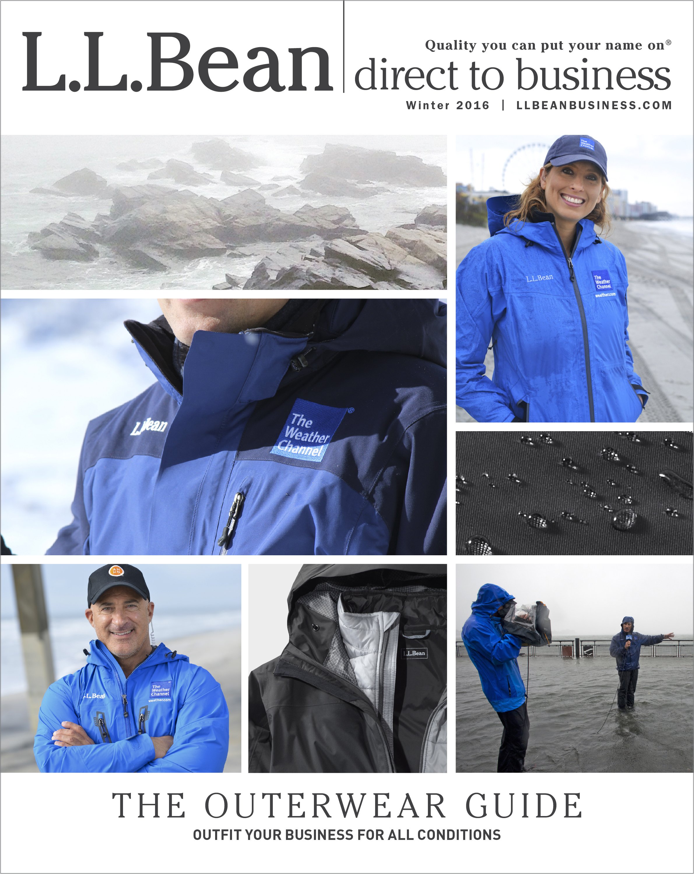 The Weather Channel on X: Look who we found on the cover! @JimCantore &  @StephanieAbrams are always proud to wear the blue jacket in any type of  weather! @LLBean  / X
