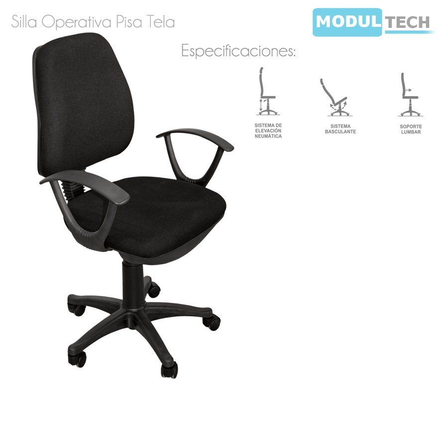 ModulTech's tweet image. Silla operativa Pisa. Para mayor información comunicate con nostros a los números (0241) 6173780/6173760.