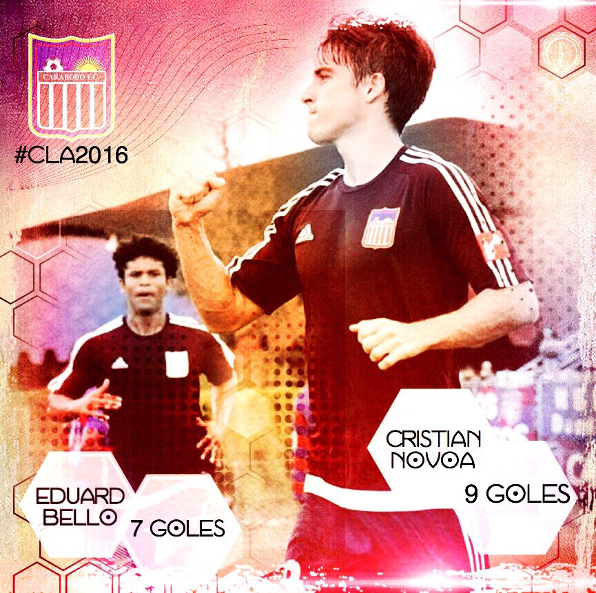 Dos de nuestros talentos, los goleadores del <a href="/Carabobo_FC/">Carabobo Fútbol Club</a> en el #CLA2016 🇻🇪⚽️

<a href="/CristianNovoa/">Cristian Novoa</a> 
<a href="/EduardBello20/">Eduard Bello</a> 

👏👏👏