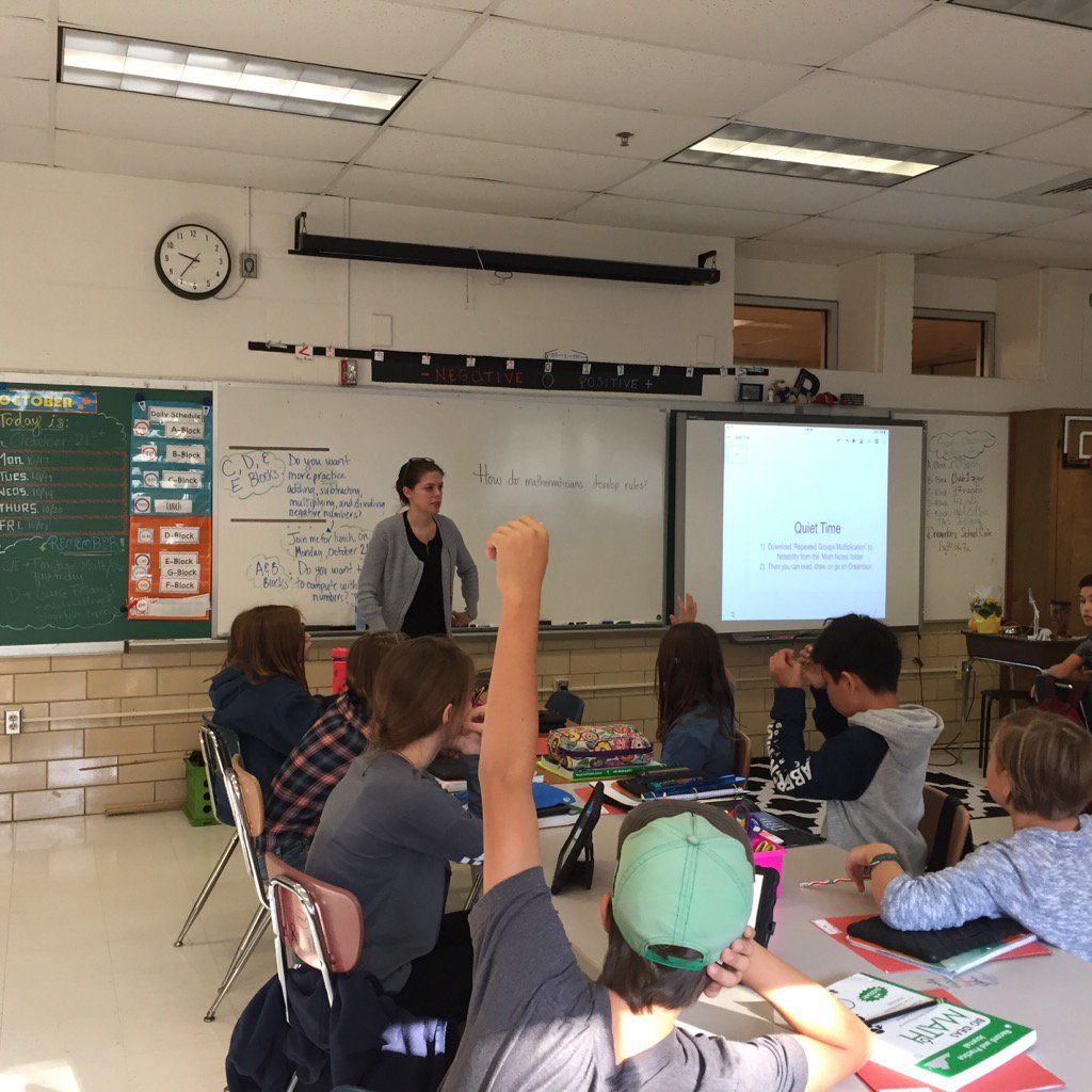 Learning how to think like mathematicians in Math 6!