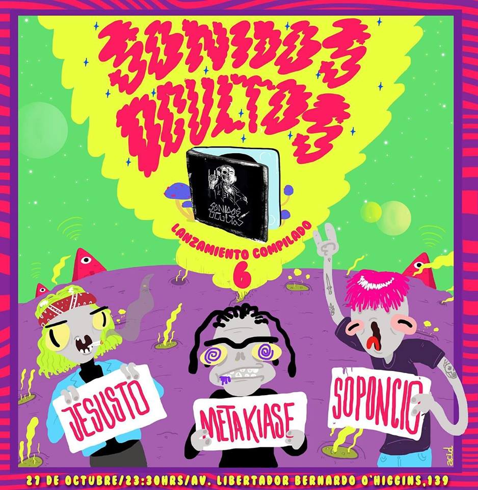 SonidosOcultos's tweet photo. Este 27 de jueves lanzamos el primer disco oficial de Sonidos Ocultos @CineArteAlameda #metakiase #soponcio #jesusto https://t.co/ChyXit1wtf