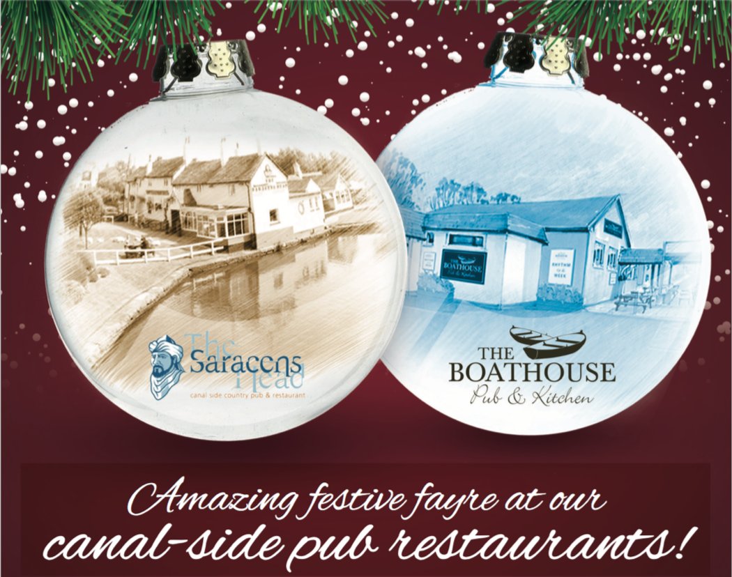 There's only 62days until christmas...why not get your booking in early! <a href="/Saracenshead1/">The Saracens Head</a> <a href="/TheBoathouseAB/">The Boathouse</a> #Christmas2016 #foodie
