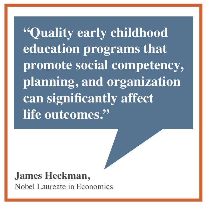 The question is no longer whether we need #ECE programs, but what a #quality #ECE or #ECD program looks like. #education #edchat