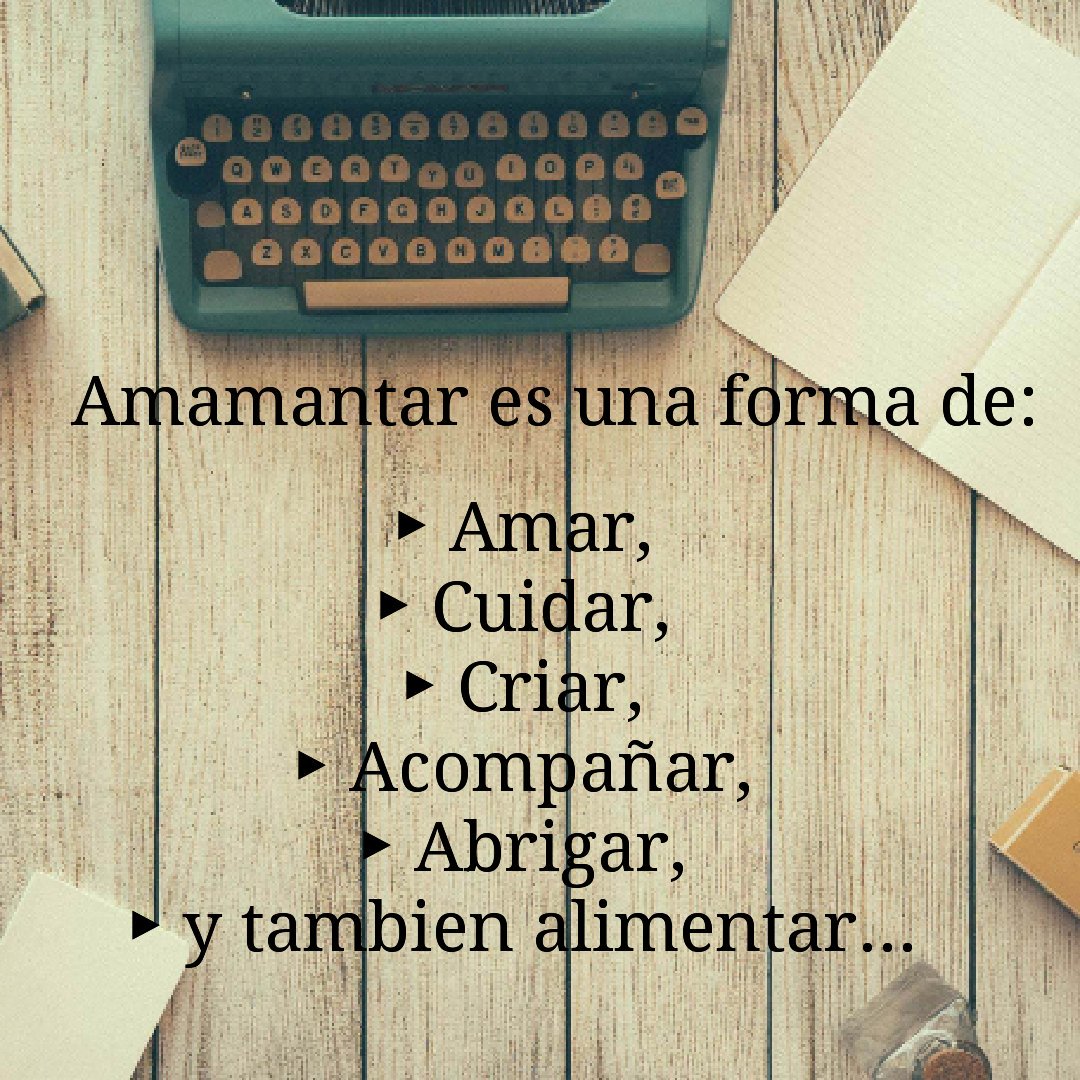 colactarte's tweet photo. Amamantar es una forma de: https://t.co/My87mSKpuM