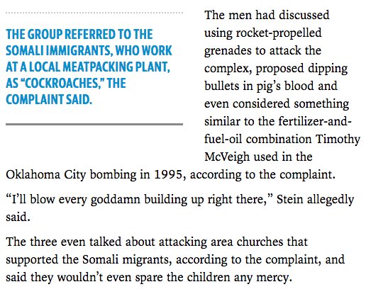 Hatewatch's tweet photo. #KansasPlot foreseen in right-wing extremism report slammed by politicians #Islamophobia https://t.co/dfxBLgQ5Ka https://t.co/tWCVdWsqEu