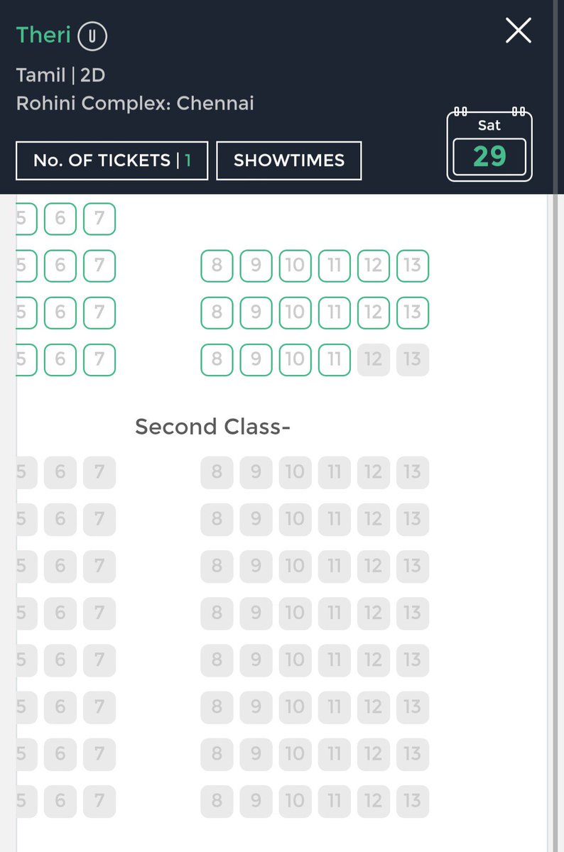 AllYGirL85's tweet photo. Another #Theri show 4 dis diwali at #RohiniComplex 👍 for those missed to book ur ticket at @RohiniSilverScr..only 1st class available 😁 https://t.co/40xZTWXGKb