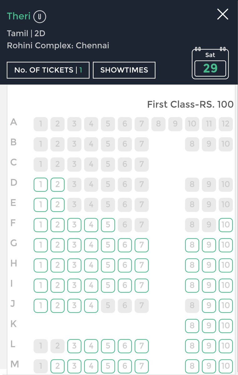AllYGirL85's tweet photo. Another #Theri show 4 dis diwali at #RohiniComplex 👍 for those missed to book ur ticket at @RohiniSilverScr..only 1st class available 😁 https://t.co/40xZTWXGKb