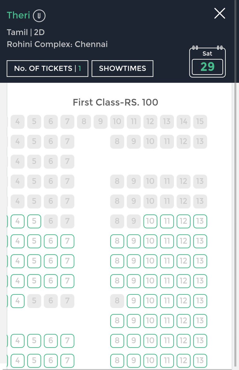 AllYGirL85's tweet photo. Another #Theri show 4 dis diwali at #RohiniComplex 👍 for those missed to book ur ticket at @RohiniSilverScr..only 1st class available 😁 https://t.co/40xZTWXGKb