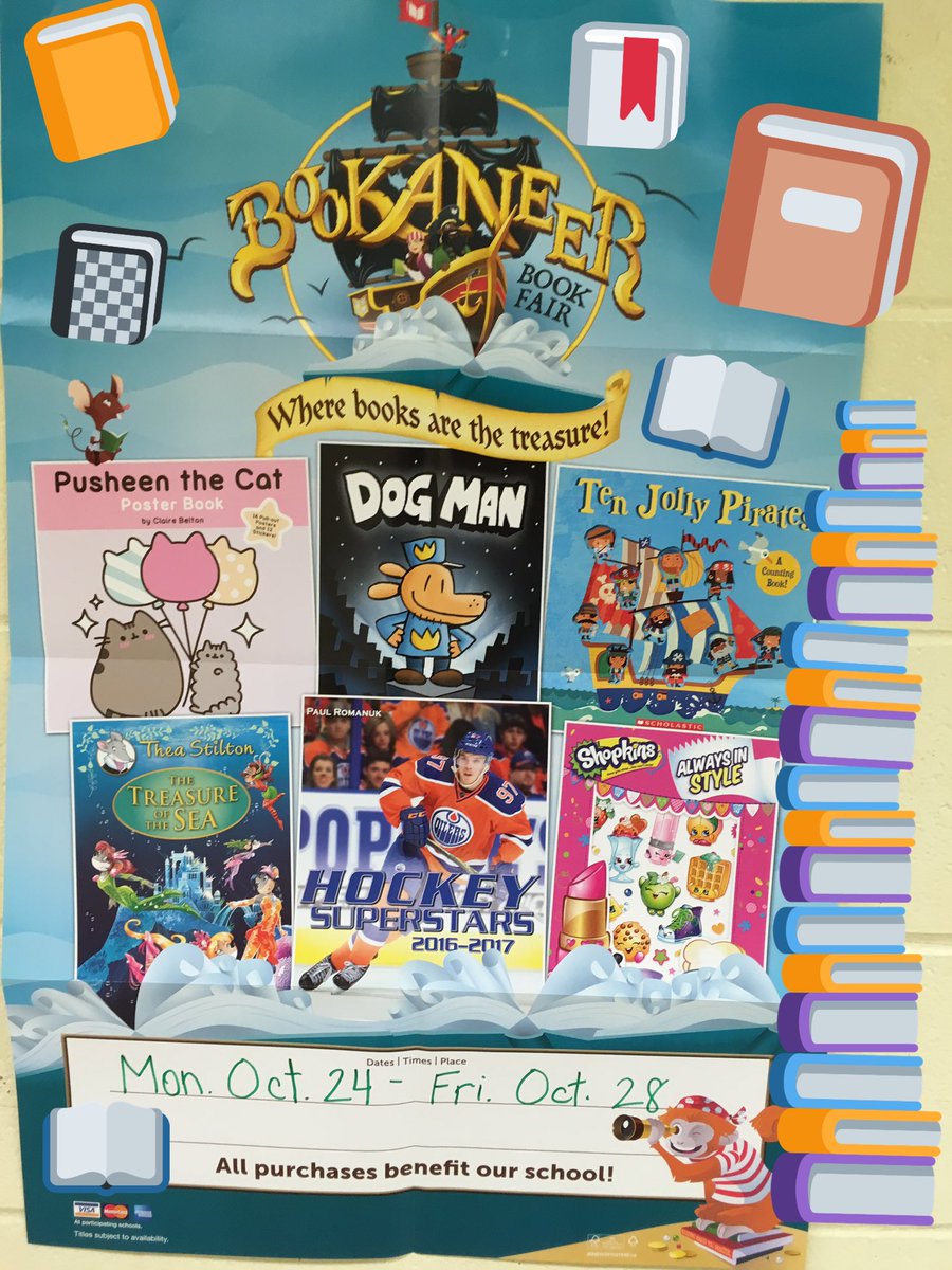 .@scholasticCDA Book Fair is on in the LLPS library all week! Come check it out. Great selection @TorontoLLPS