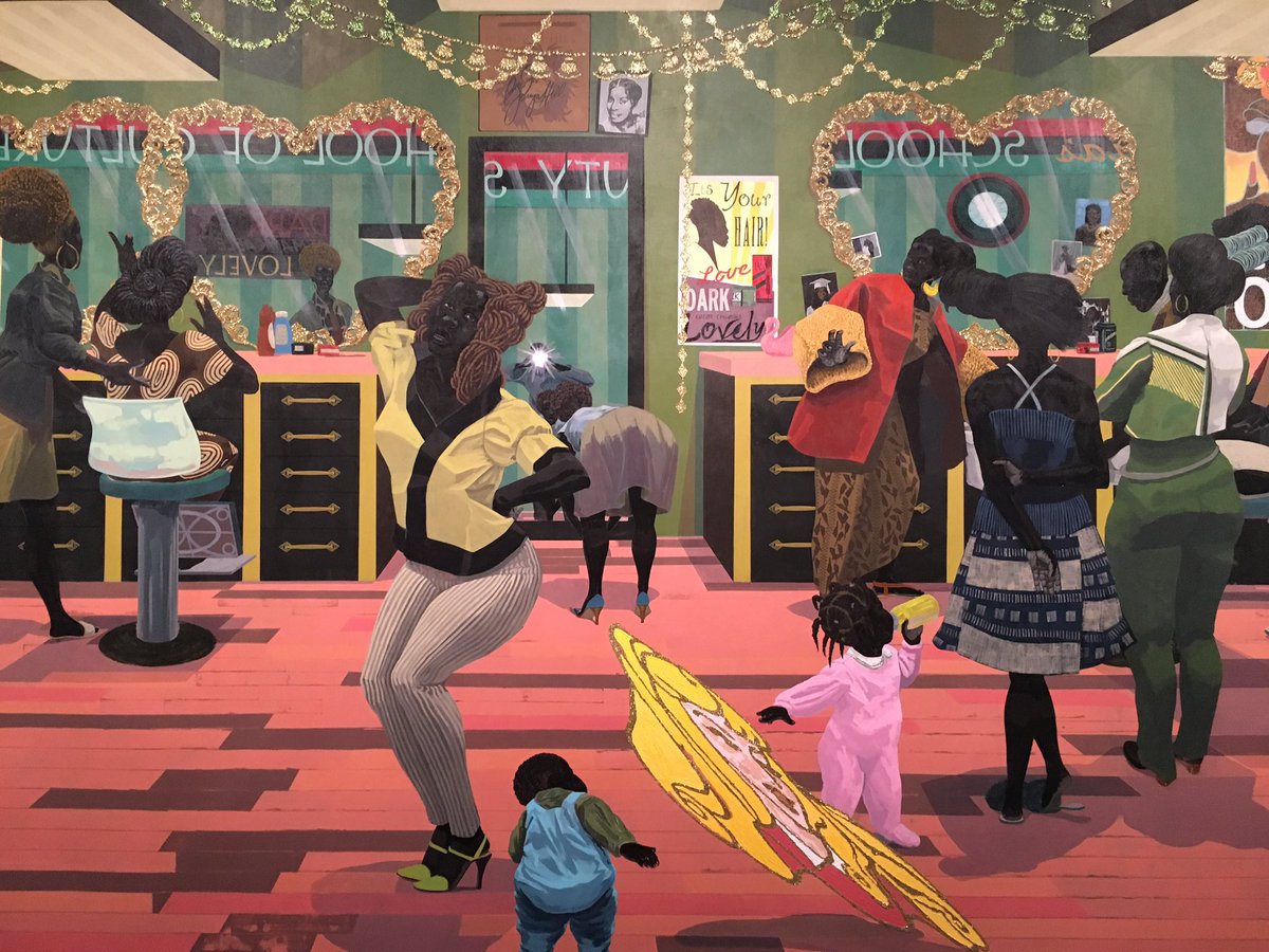 We're tweeting from the press preview of "#KerryJamesMarshall: Mastry." met.org/2dOSqX3