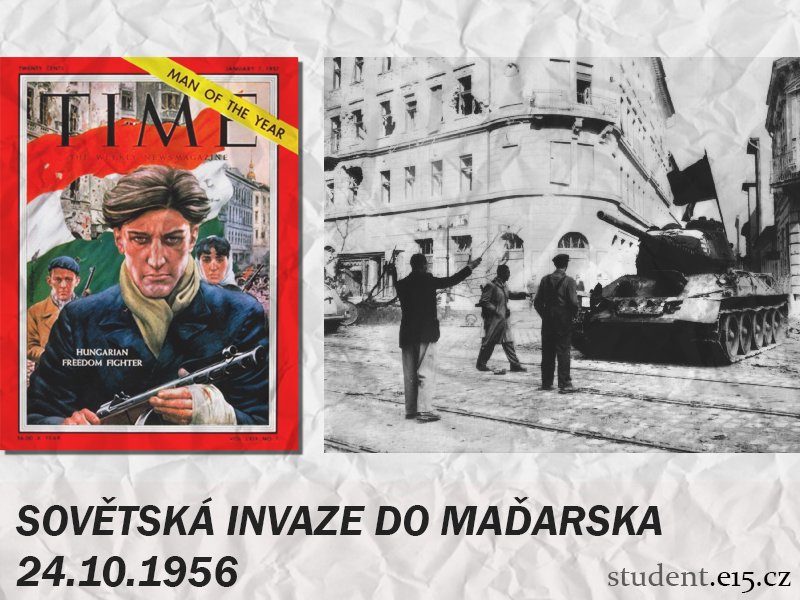 TheStudentTimes's tweet photo. Přesně před 60 lety vtrhly sovětské tanky do Budapešti, aby potlačily maďarské povstání. #throwbackTST https://t.co/TW6tvZxAvu
