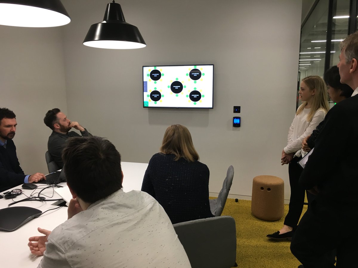 AECOMBuildPlace's tweet photo. Brilliant #WorkExperience presentation by Beatrice, who designed a primary school classroom in a day with the #StrategyPlus team! Top work. https://t.co/jfyXTMpiF3