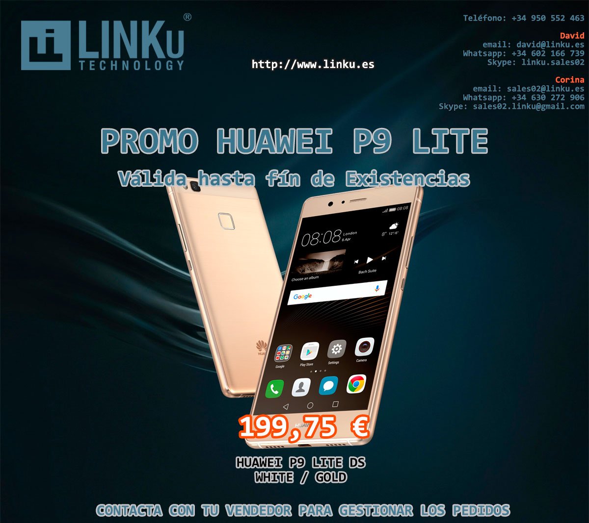 LinkuTechnology's tweet photo. Super Promo Huawei P9 Lite... ¿Te lo vas a perder?
https://t.co/pHCN29KJpy
https://t.co/iDw91sCroc https://t.co/sK7dvAF5DA