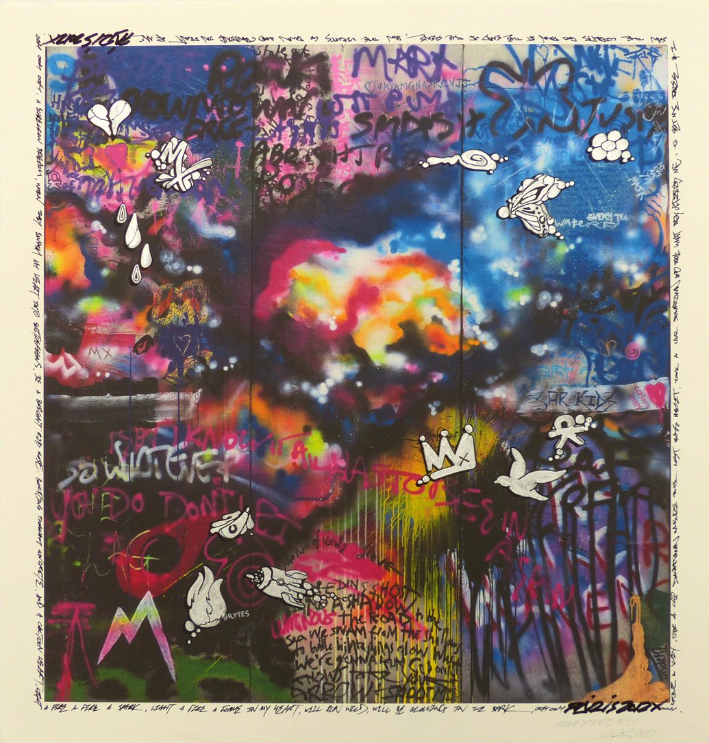 Happy 5th birthday to #MyloXyloto - released on this day in 2011. 
Thanks to Paris (<a href="/BeyondGraffiti/">PARIS</a>) for the special anniversary artwork! A