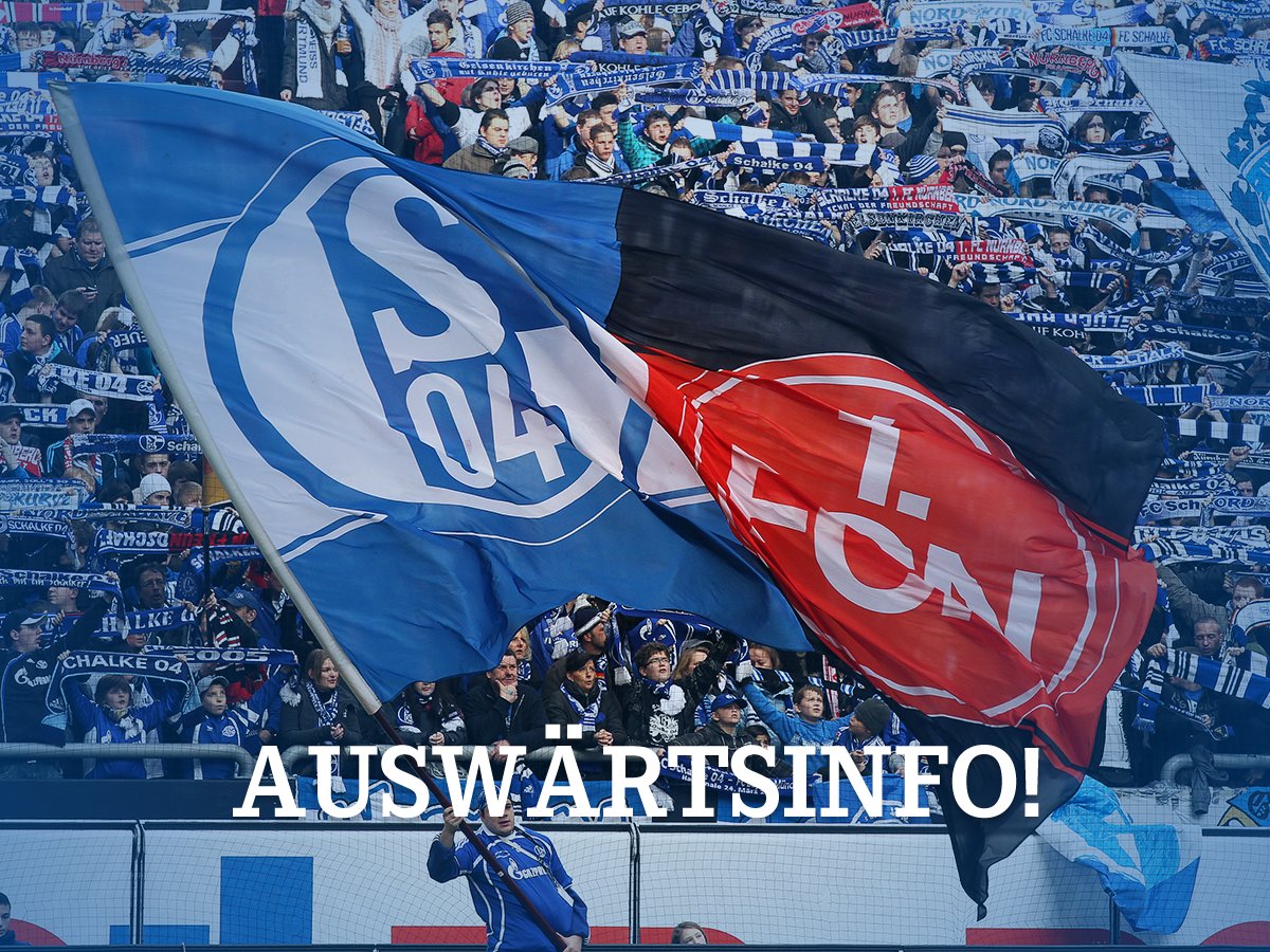 s04fanbelange's tweet photo. Mittwoch (26.10.) geht's im @DFB_Pokal weiter bei den Freunden vom @1_fc_nuernberg, hier ist unsere Auswärtsinfo: https://t.co/lhSw0GVXwn https://t.co/nHClA0vgsY
