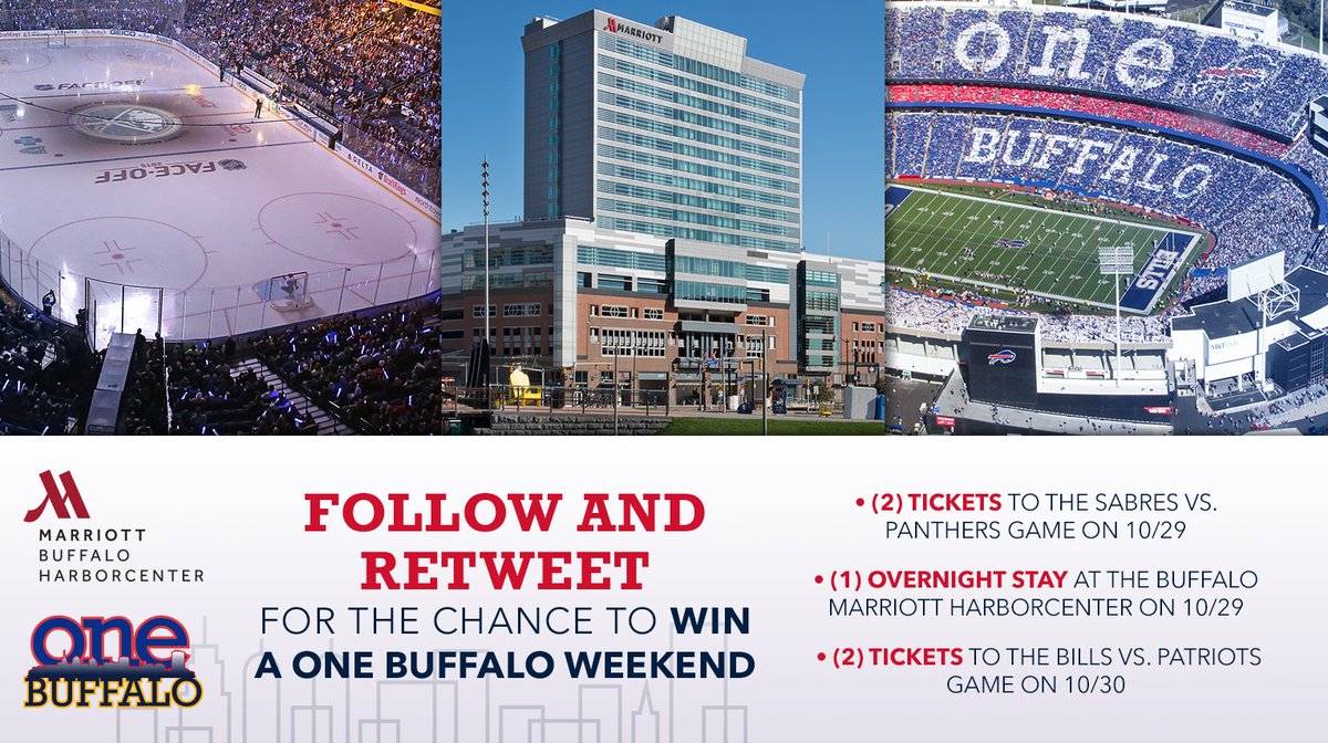 Marriott_HC's tweet image. Last chance! Tomorrow (10/25) we pick on winner for the ultimate One Buffalo Weekend! #OneBuffalo