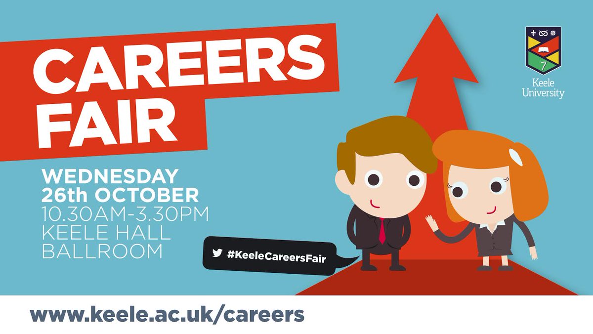 KeeleCareers's tweet image. Come along to our #KeeleCareersFair on Wednesday. There are 2 sessions: 10:30-12:00 and 12:30-15:30. Pop along for as long as you wish!