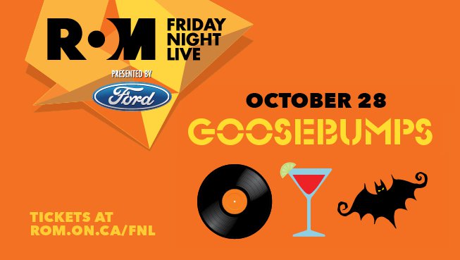 nowtorontopromo's tweet image. Follow &amp;amp; RT for a chance to WIN a pair of TIX to #FNLROM #Goosebumps on October 28 @ROMtoronto